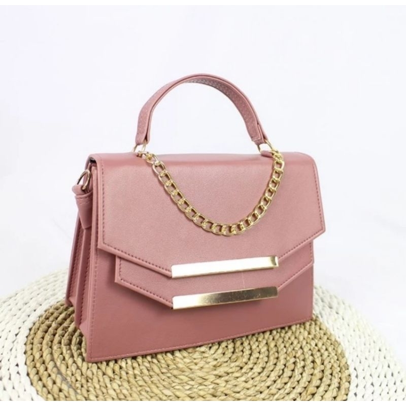 Luna Aura Tas Slempang Kotak Wanita Aurora Double Behel