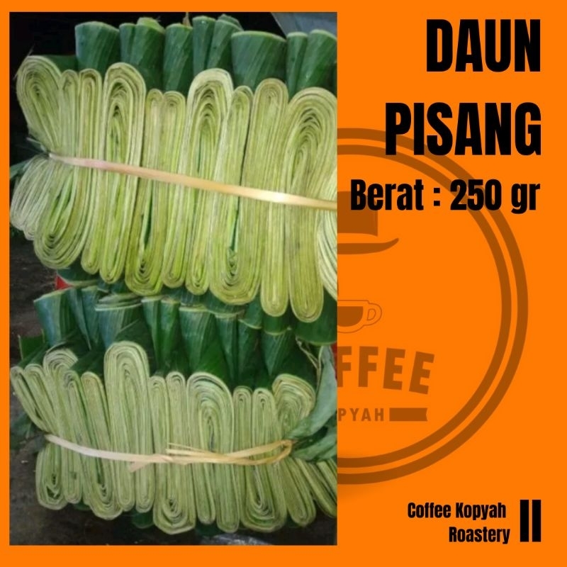 

COD Daun Pisang Murah 250 gr Perikat