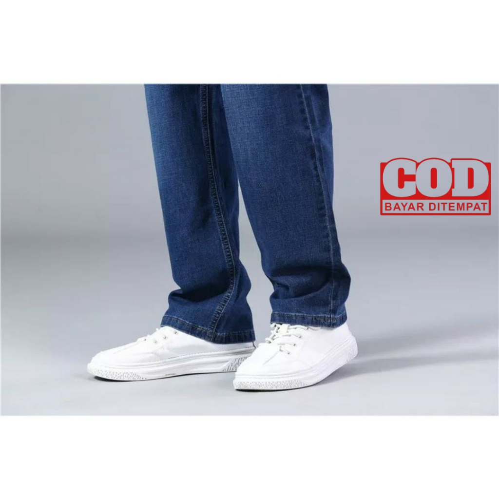 Celana Jeans || Celana Jeans Pria|| Celana Jeans Laki Laki|| Celana Jeans Pria Kekinian|| Celana Jeans Kulot|| Celana Jeans Pria Reguler Fit Ukuran Standart 28-38 Birumuda Biru Garment Hitam|| Celana Panjang Jeans Pria|| Celana Panjang Jeans Laki Laki||