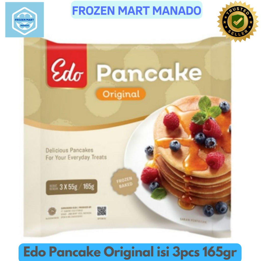 

Edo Pancake Original isi 3pcs 165gr - Frozen Mart Manado (Frozen Food Manado)