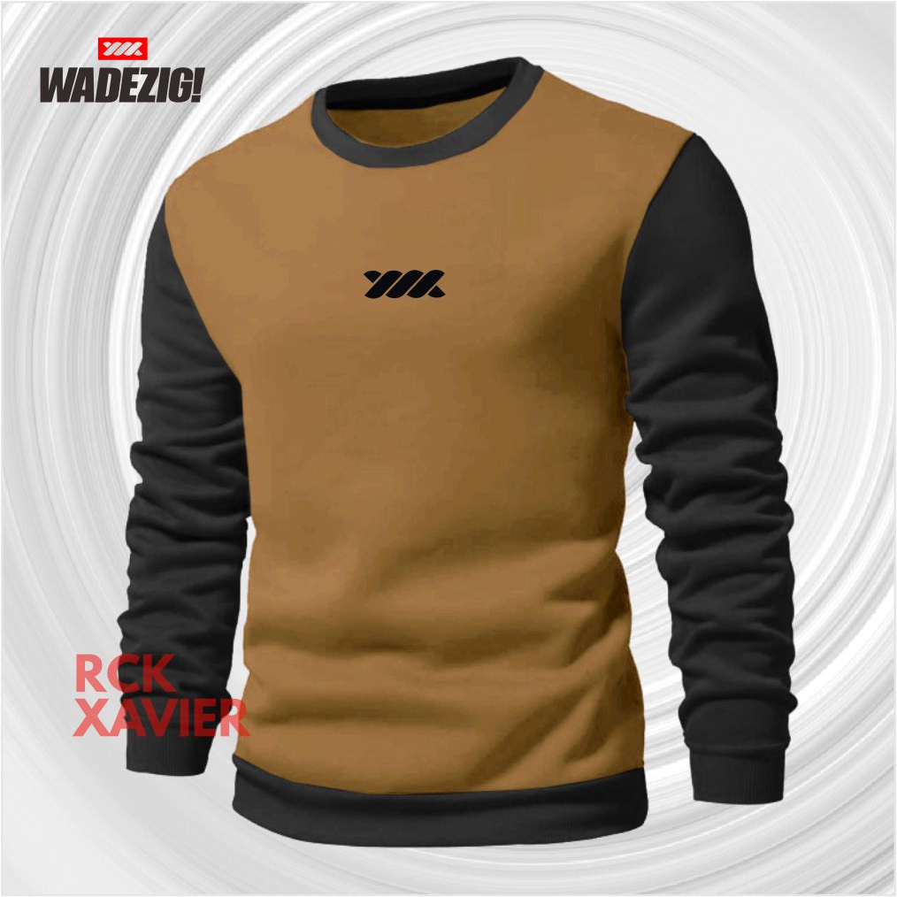 CREWNECK Sweater Oblong Pria Wanita Bahan Fleece Tebal Premium Distro