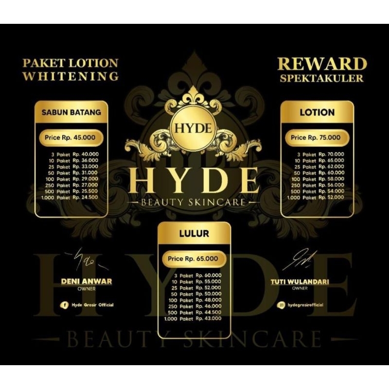 Hyde Body Lotion Whitening