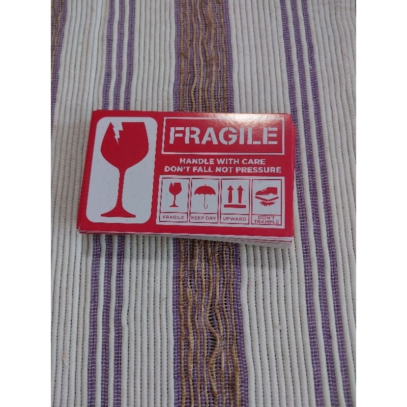 

Kertas stiker Fragile