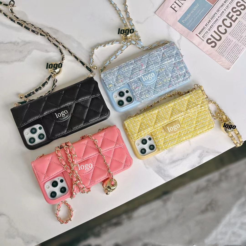 Case dompet lucu warna pink hitam casing soft tas mini Iphone 7 8 7+ 8+ X Xs Max Xr 11 12 13 14 Pro Max 14+ PLus 14Plus FH20