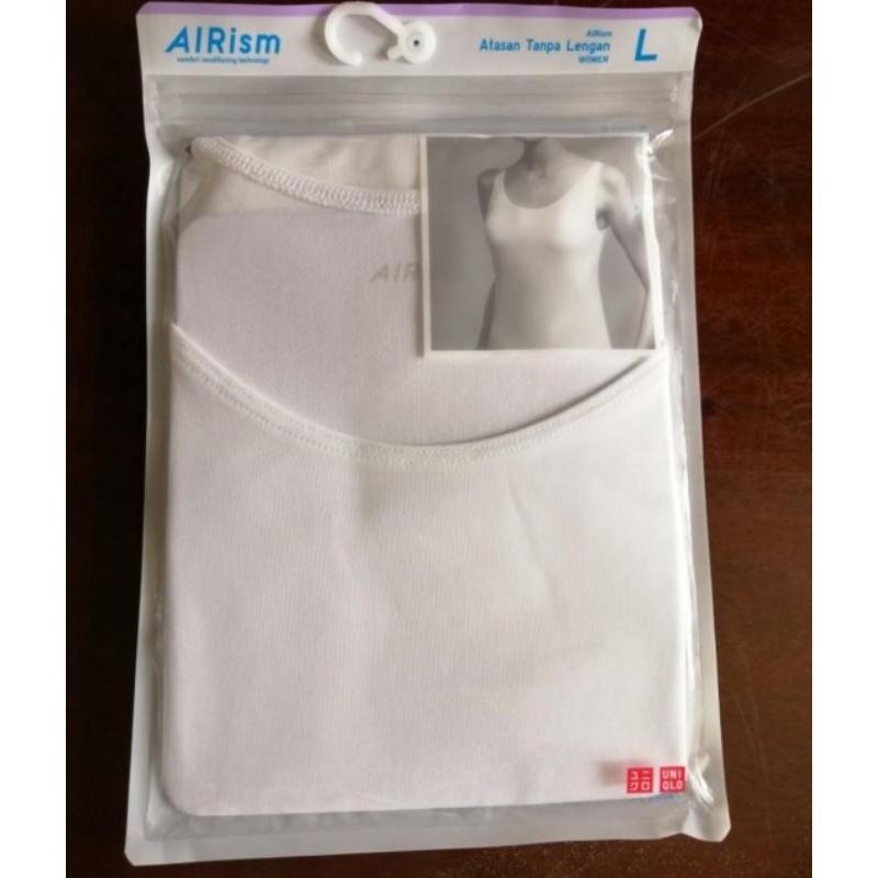 Tanktop Singlet Putih Airism by Uniqlo