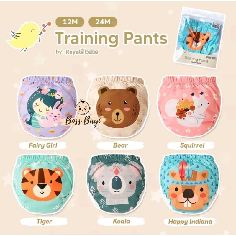 ROYALE BEBE - Training Pants / Celana Anak untuk Toilet Training