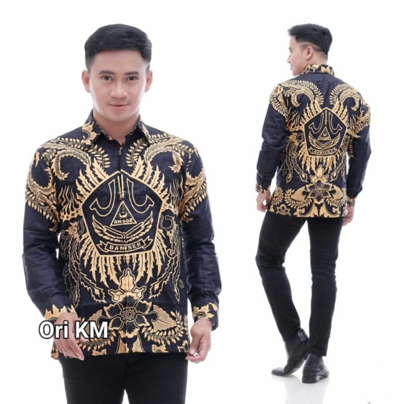 Kemeja Batik NU IPNU ORGANISASI NU BANSER ANSOR Manggar Merah Size m l xl xxl jumbo edisi spesial natal IMLEK cina merah