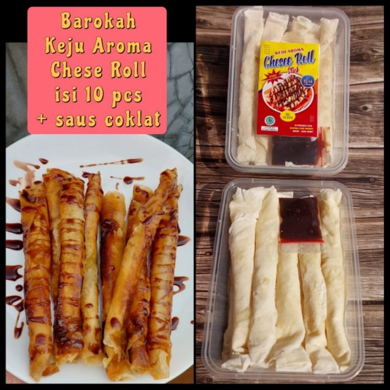 

barokah KEJU AROMA CHEESE ROLL isi 10 frozen