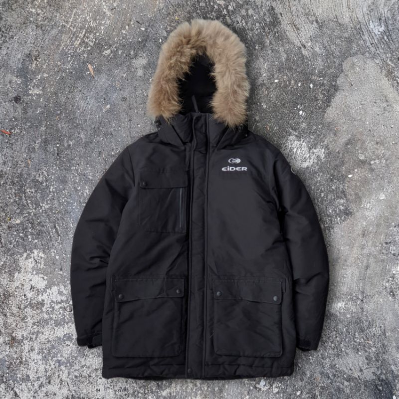 DOWN JAKET EIDER BULANG HITAM