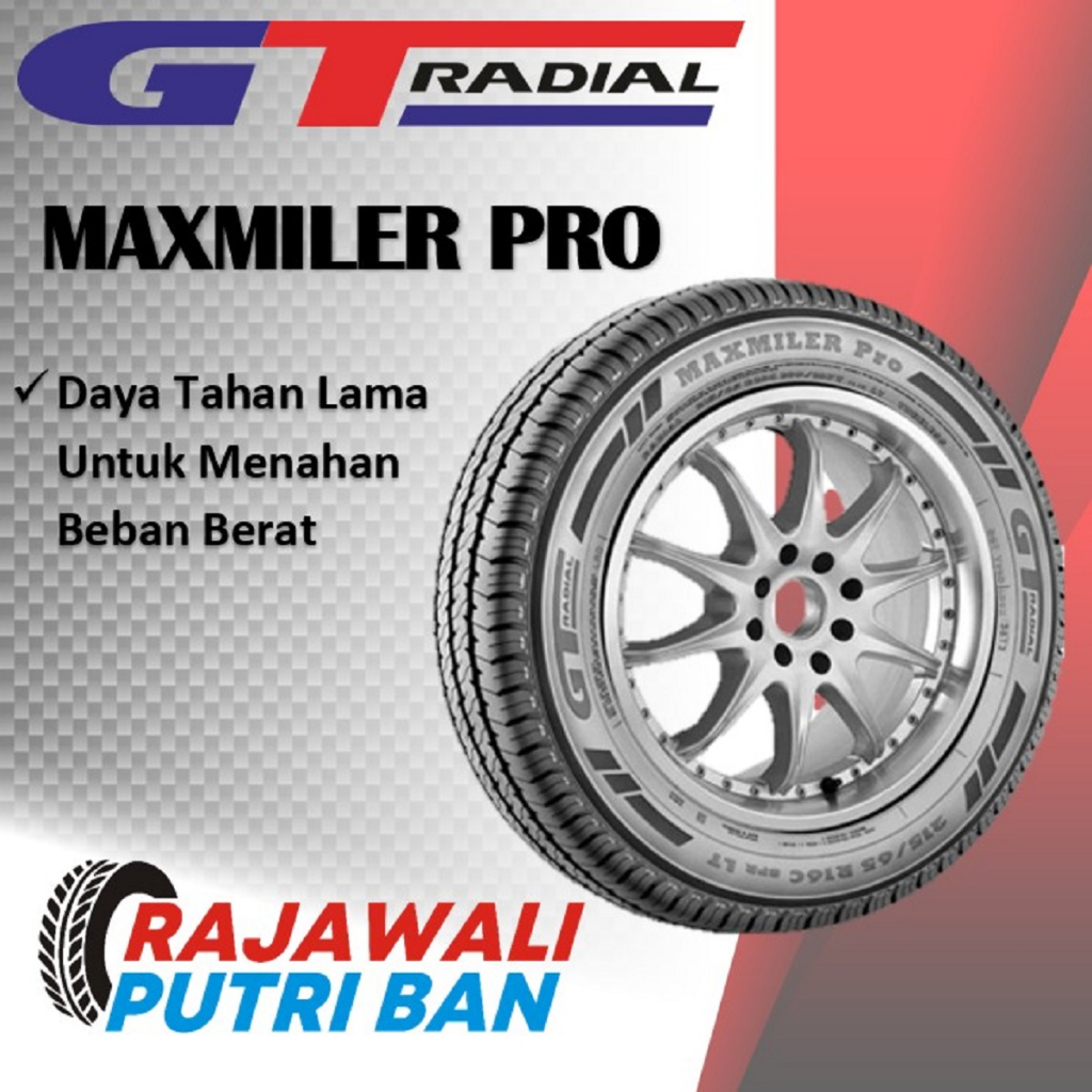 GT Radial Maxmiler Pro 195 R14C Ban Mobil Barang Mitshubishi L300 Toyota Pickup