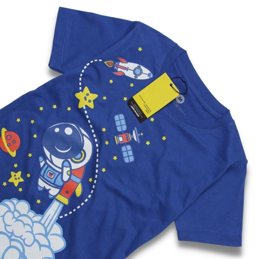 Baju Anak Laki-laki Supplier Pakaian Anak BAJU KAOS ANAK Pakaian Anak Distro ASTRONOT BIRU