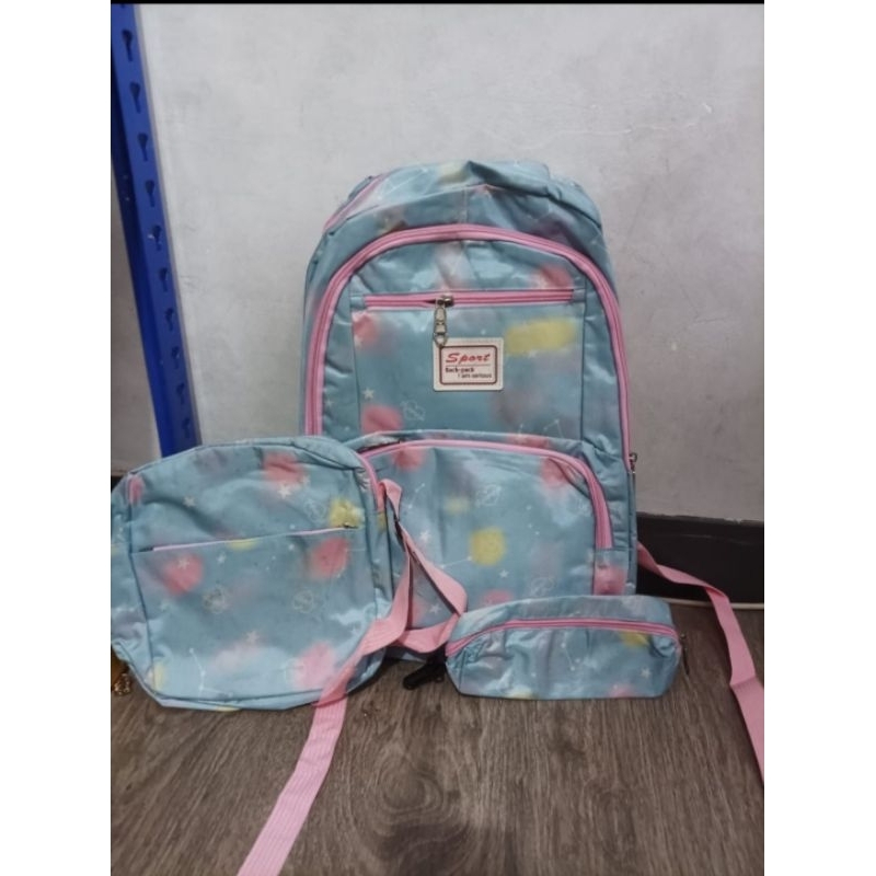 101997 Tas Punggung Ransel Sekolah Backpack Anak Import 3 in 1 (1 KG MUAT 2) JTF1997