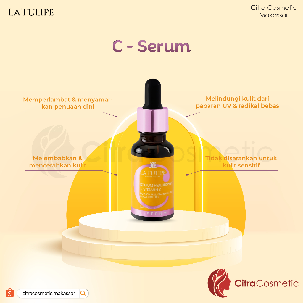 La Tulipe C Series | Serum | Facial Foam | Nigt Cream