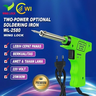 Solder Tembak 25w/80w Wing Lock / Solder Pistol 25-85 Watt WL-2580