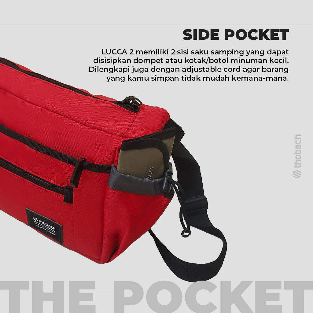 THOBACH - SLING BAG LUCCA 2.0 TAS SELEMPANG SIMPLE TAS DISTRO MURAH