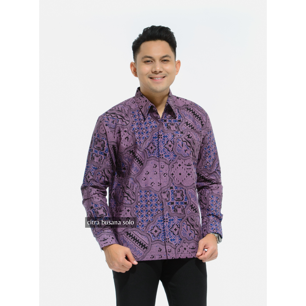 DEWANGGA LAWASAN Kemeja Batik Pria Full Furing Bahan Katun Primisima