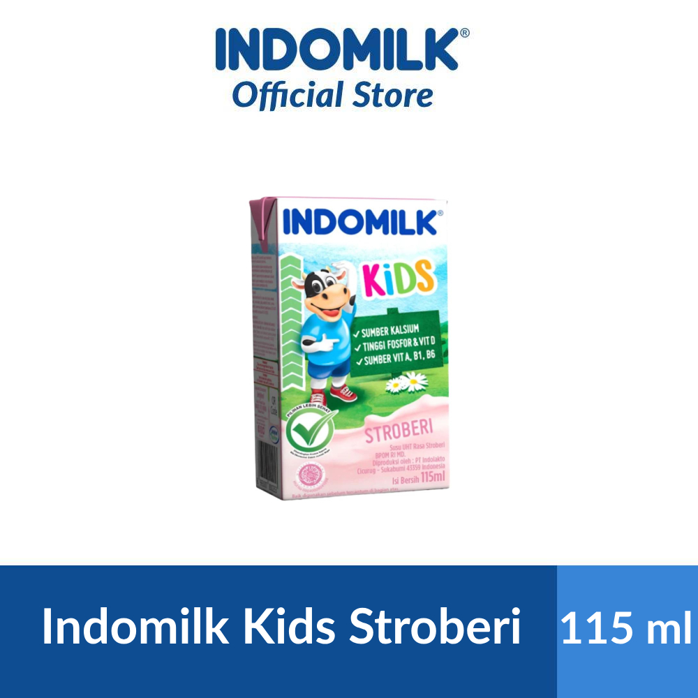 

Indomilk Kids Strawberry UHT 115 ml