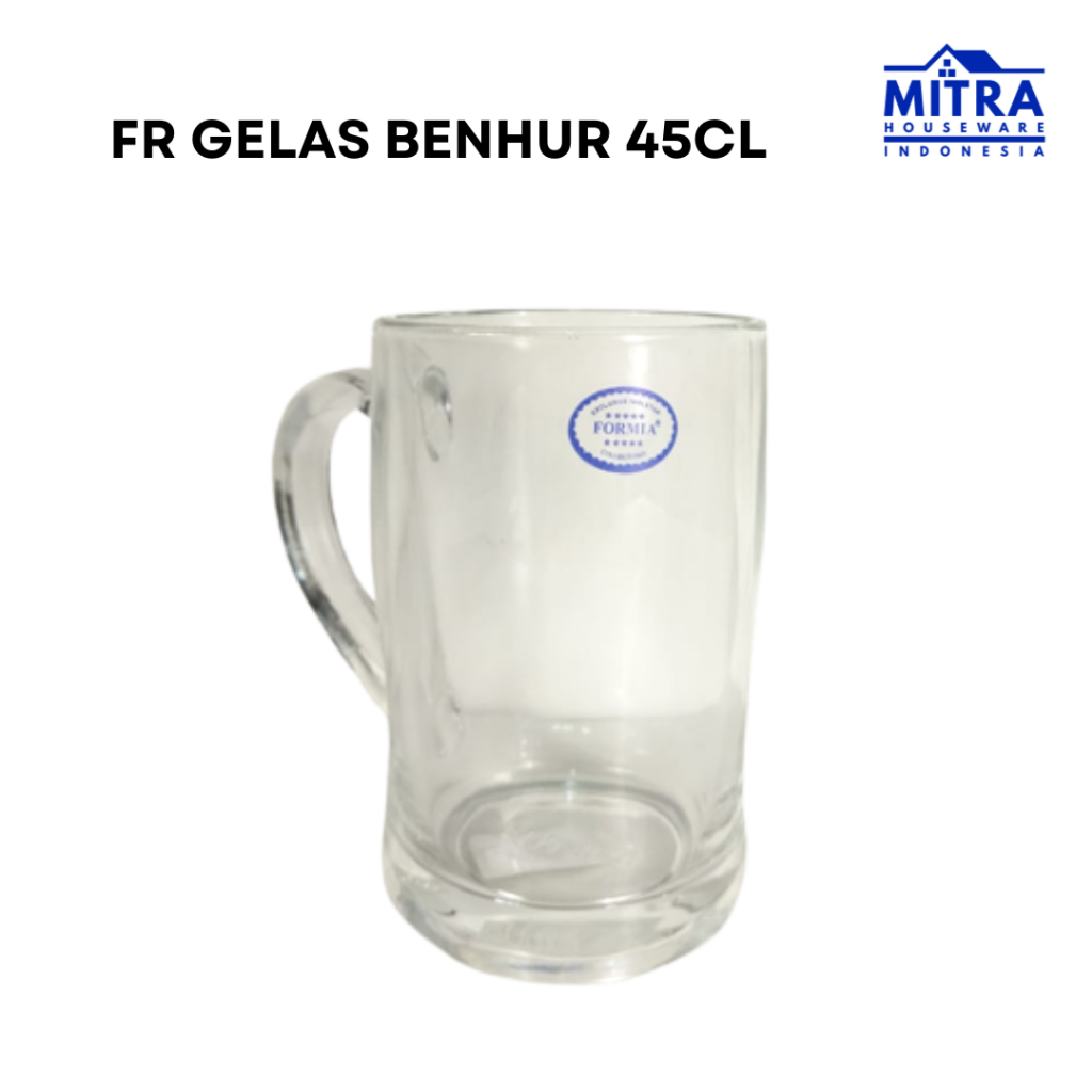 GELAS BENHUR/Formia Benhur Mug 45Cl - Perlengkapan Rumah Tangga Murah / Peralatan Makan Cangkir Mug 