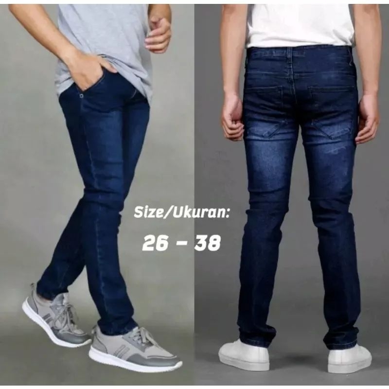 BEST SELLER✅️✅️✅️CELANA PANJANG JEANS COWOK STRECH SLIMFIT SKINY BAHAN DENIM PREMIUM QUALITY