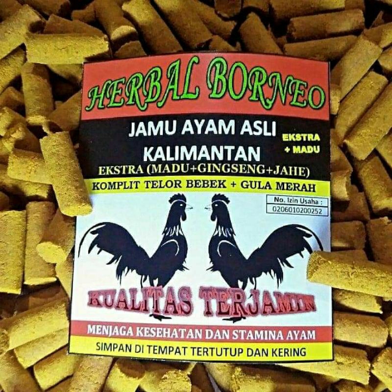 

Jamu Ayam HERBAL BORNEO Jamu Ayam Asli Kalimantan Sudah Berizin Usaha dan Hasil Laboratorium