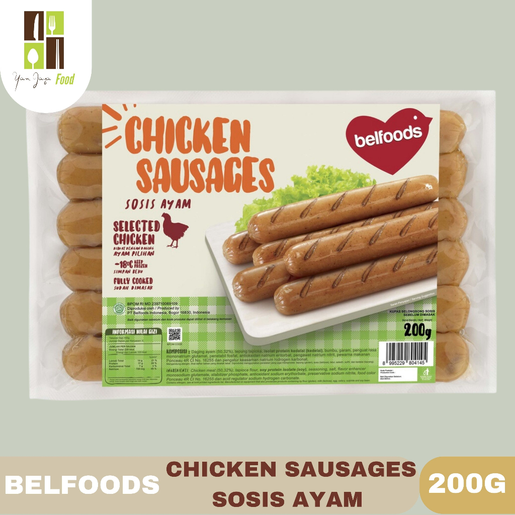 Belfoods Chicken Sausages / Sosis Ayam SP 200g