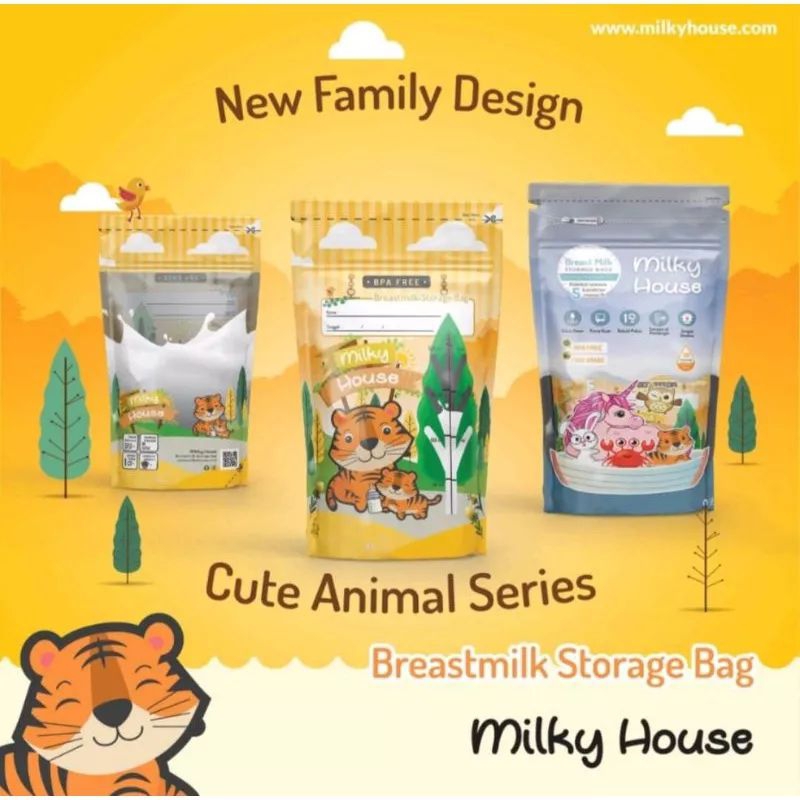 Milky House Kantong Asi 120ml / 30pcs (BPA FREE)