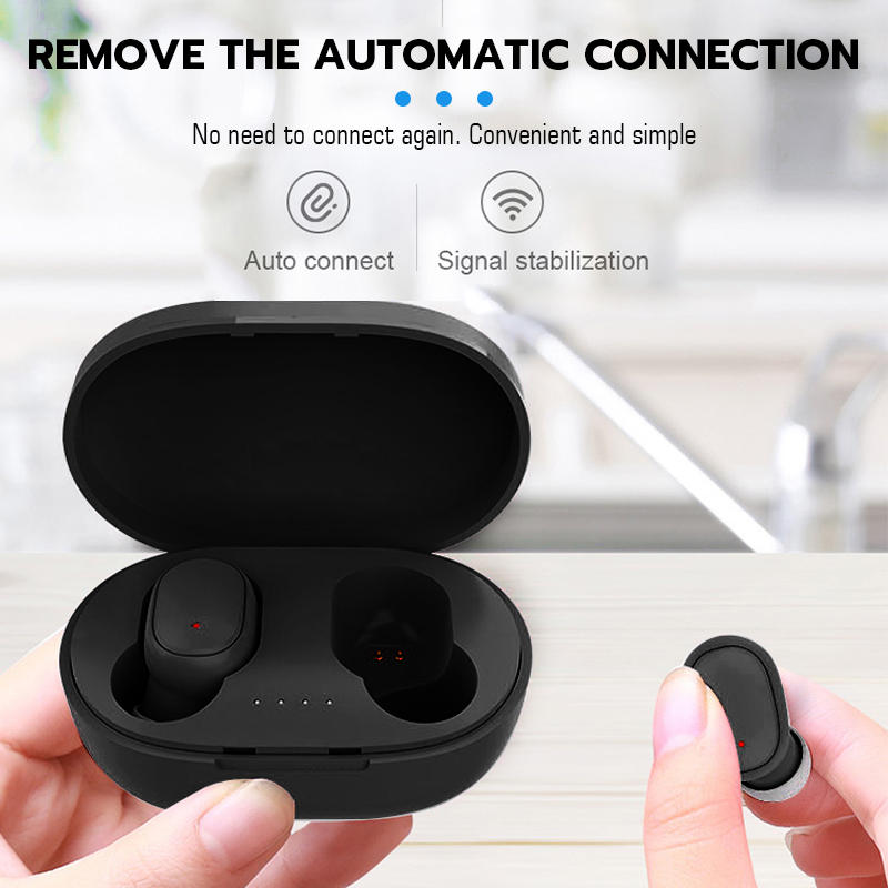 【COD】 AFS A6s TWS  Headset Bluetooth 5.2 Bass 9D Mini Earphone Wireless Waterproof Headphone HiFi Stereo Sound Earpiece - T90