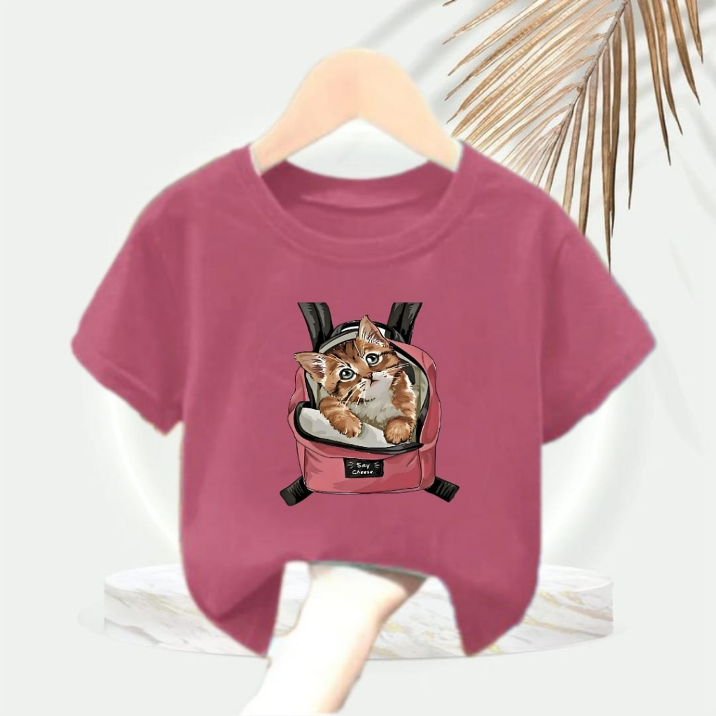 Kaos Anak Baby Cat Vista Terry/Atasan Size S,M,L,XL