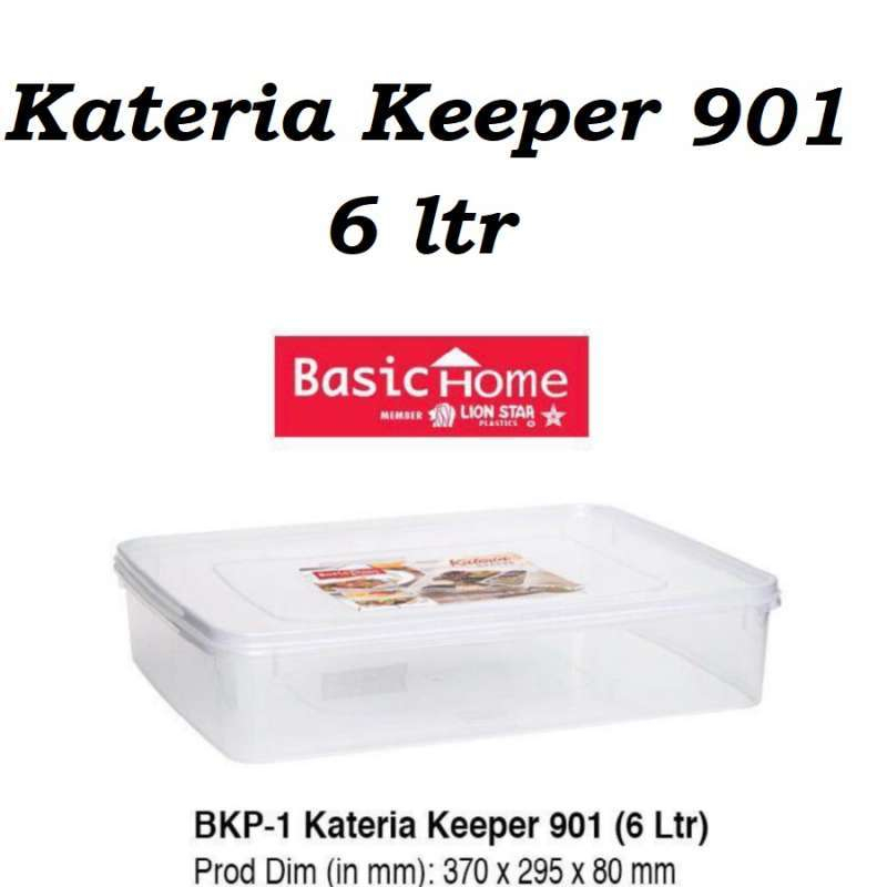 BASIC HOME LION STAR BKP-1 KATERIA KEEPER 901 TEMPAT DONAT 6 LITER