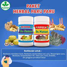 

(Non Grosir) Paket Herbal Paru-paru De Nature