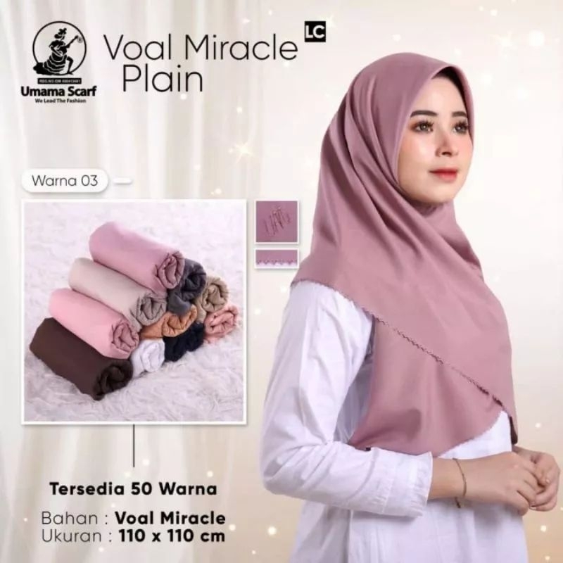 (SEGIEMPAT UMAMA MIRACLE PLAIN PART 2) •segiempat polos•segiempat lc