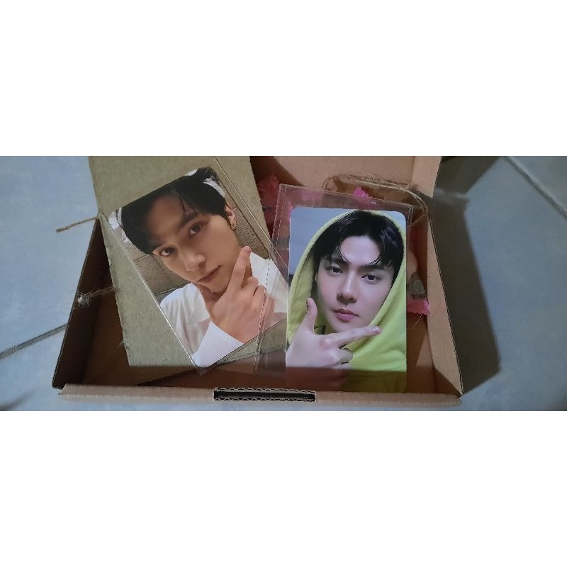 PHOTOCARD EXO SEHUN HOODIE PC HENDERY WAYV KOLBUK