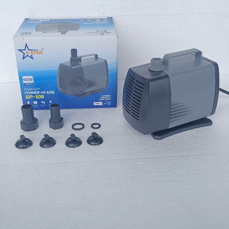 S-STAR SP 106 SEA STAR 5000 LPH liter per jam mesin pompa celup kolam aquarium ph submersible waterpump akuarium water pump filter celup