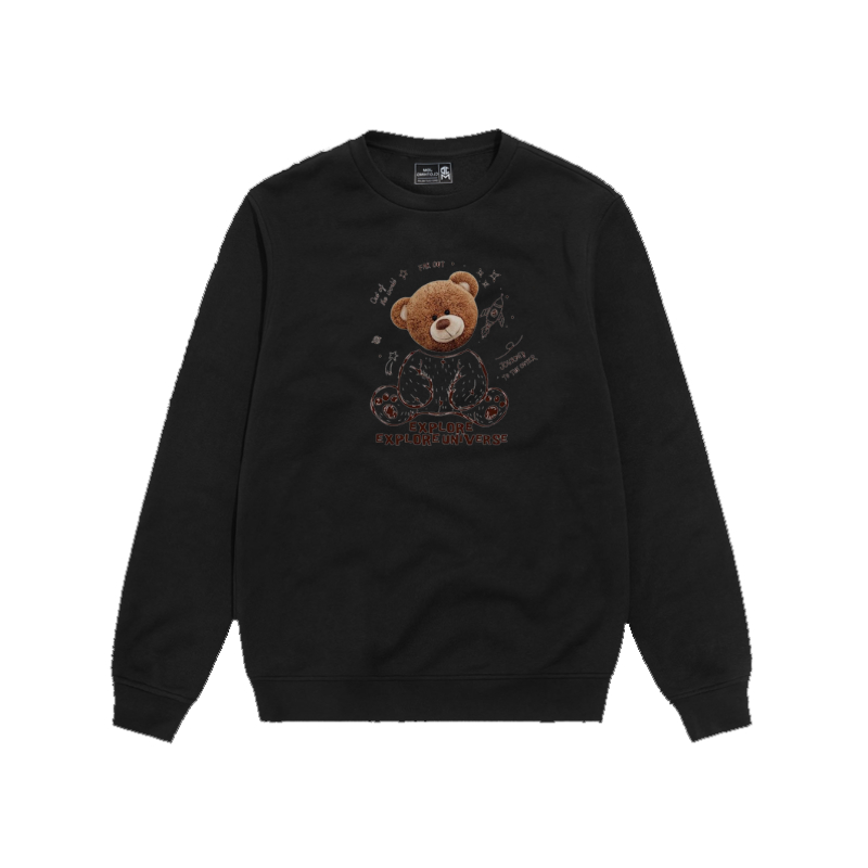 SWEATER CREWNECK PRIA WANITA NEW ARRIVAL 'JOYFUL BEAR'