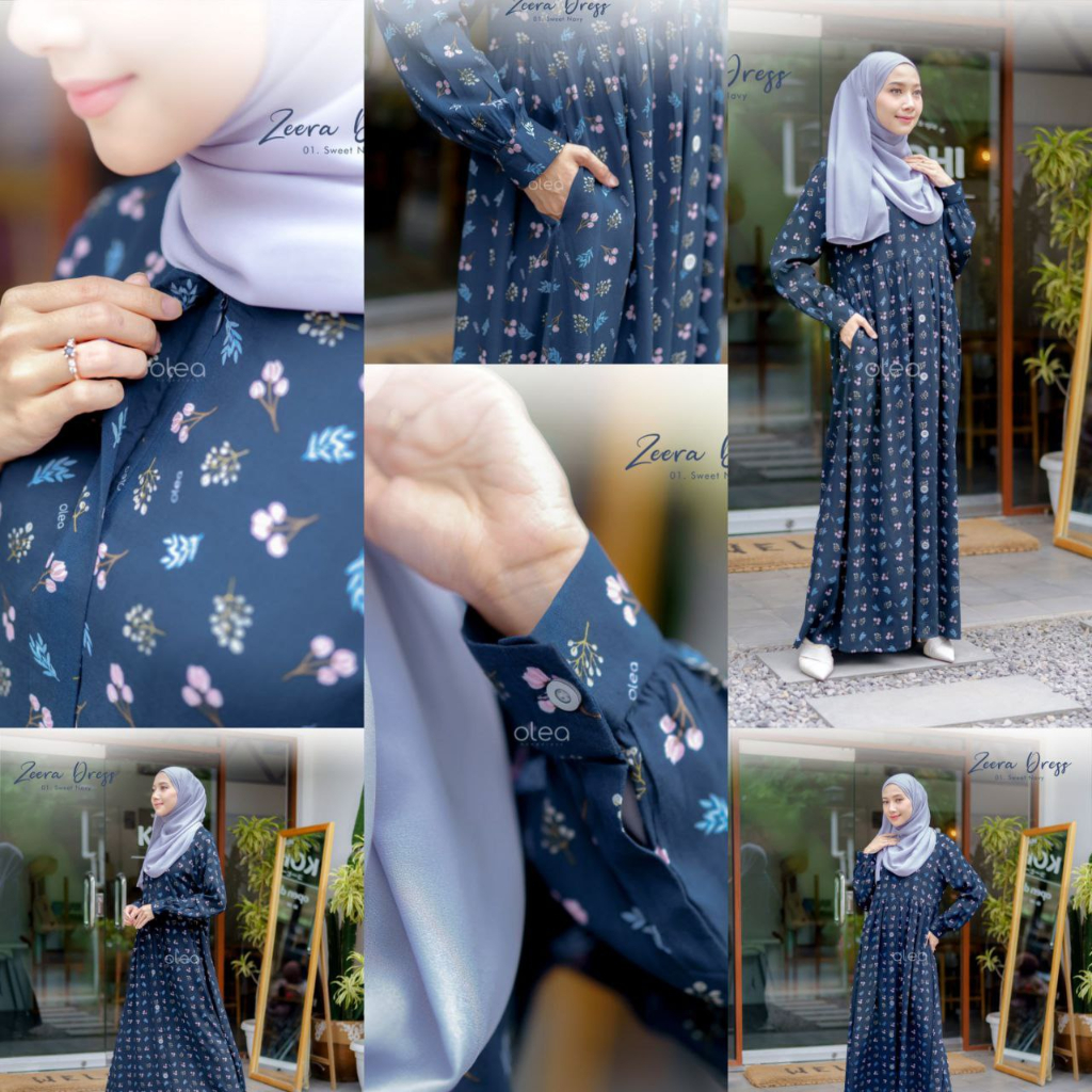 Zeera Dress by Olea / dress mom couple dengan anak