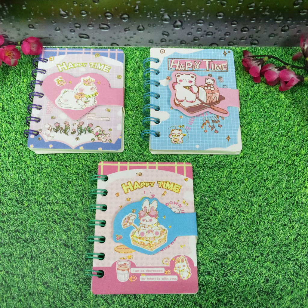 

MEMO SPIRAL DIARY RING NOTEBOOK CATATAN KLEP