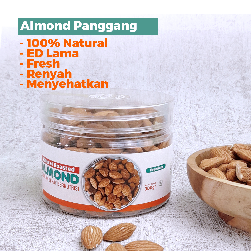 

Almond Panggang Premium (250gr)