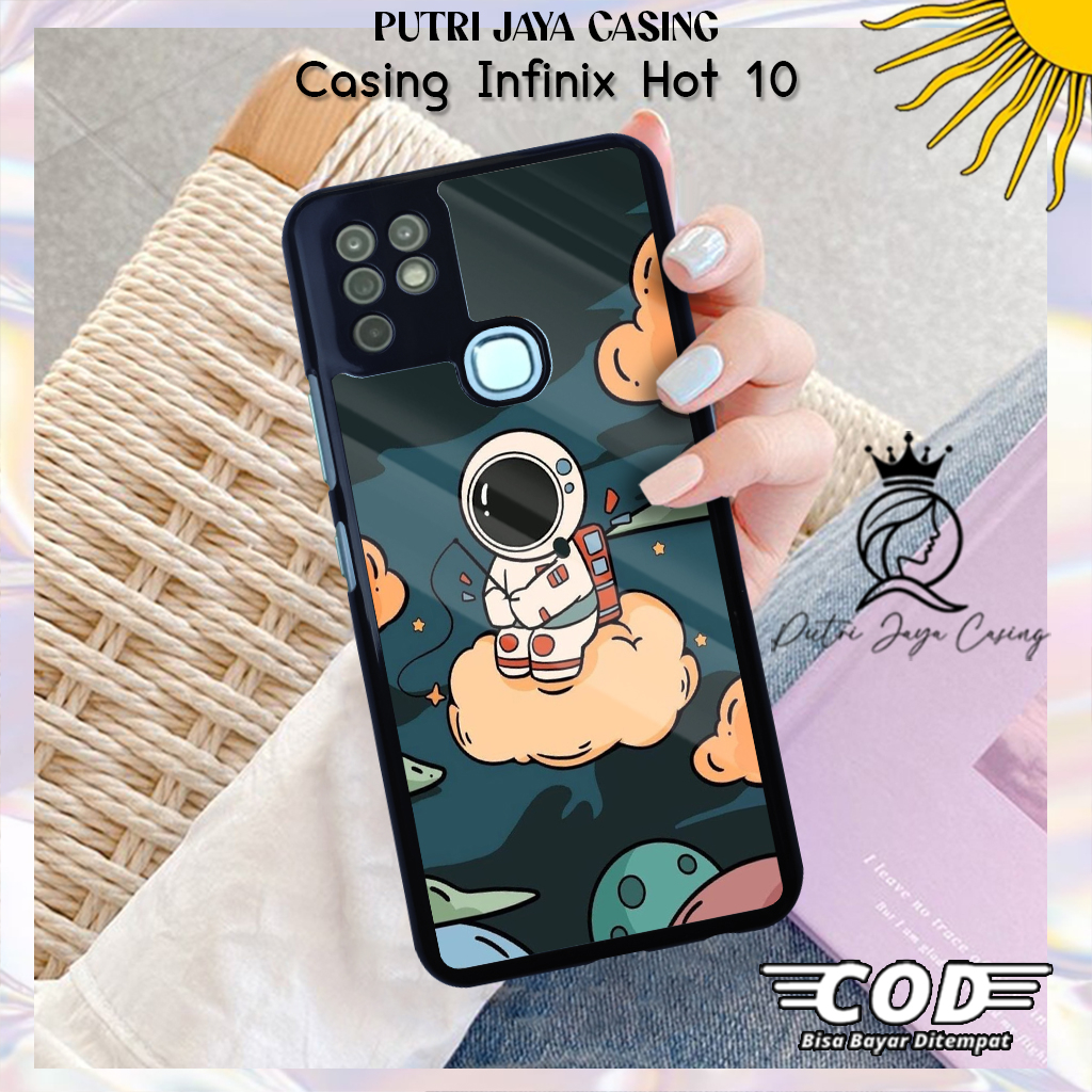Case Hp Infinix Hot 10 Casing Infinix Hot 10 Motif ASTROCUTE03 Casing Terbaru Case Karakter Lucu Cas