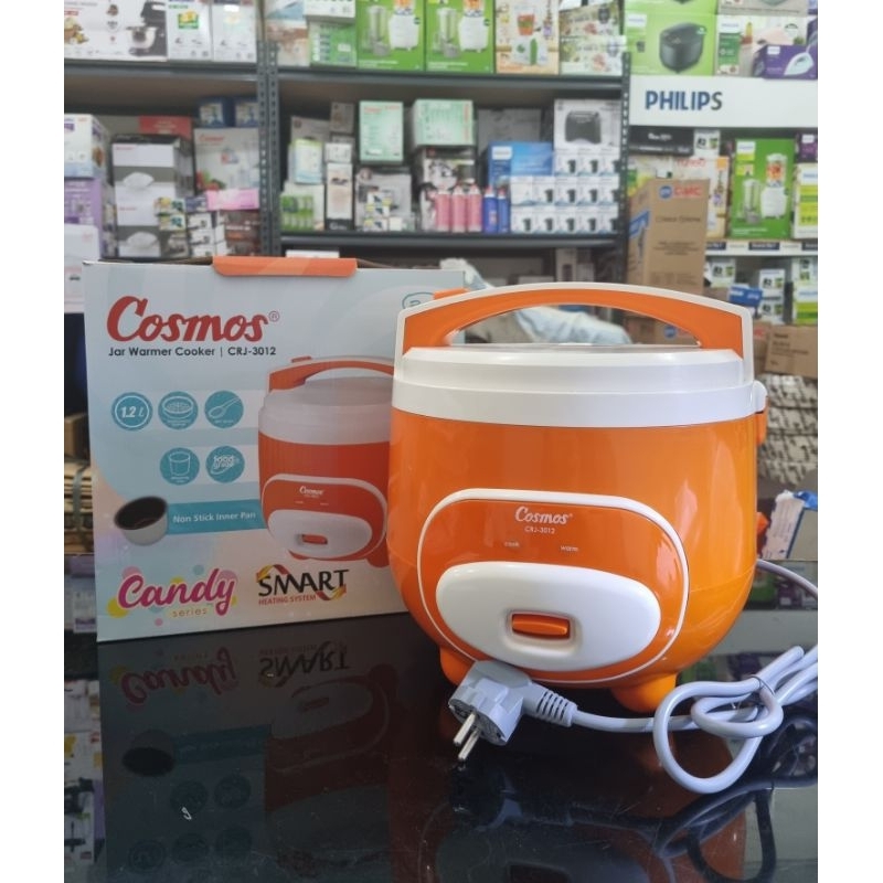 Cosmos Rice Cooker 1.2 liter Crj 3012 / Crj3012 Orange