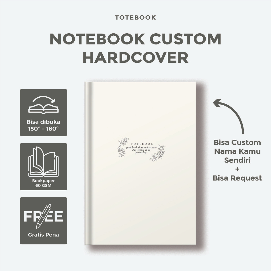 

NOTEBOOK CUSTOM / NOTBOOK ESTETIK / NOTEBOOK KEKINIAN / NOTEBOOK MURAH / HADIAH / NOTEBOOK LUCU
