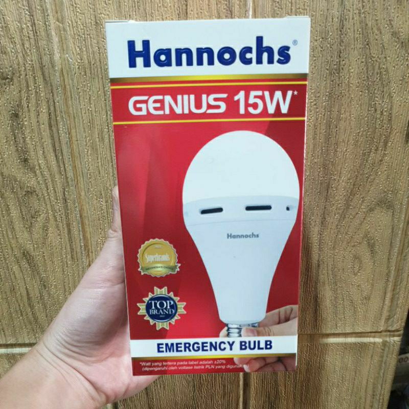 Hannochs Lampu Emergency Lamp Led Genius 15 watt