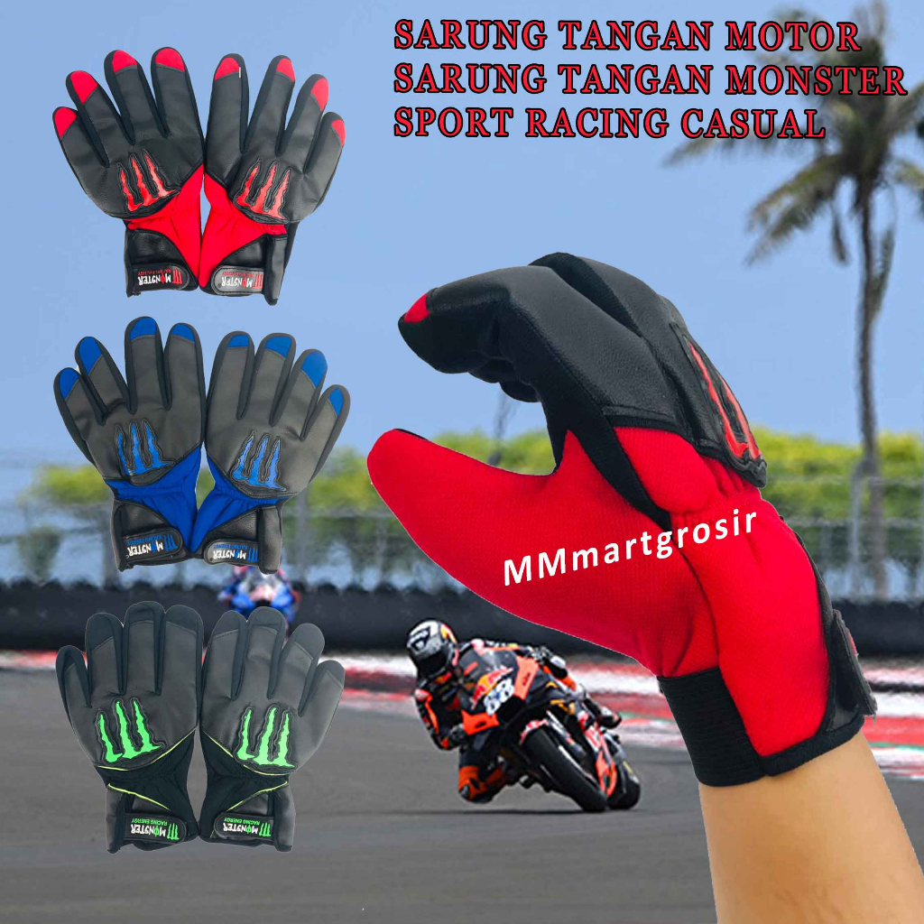 Sarung Tangan Motor / Sarung Tangan Multifungsi / Sarung Tangan Bahan
