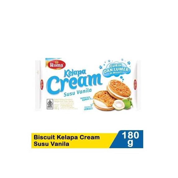 

roma kelapa cream susu vanila 180gram