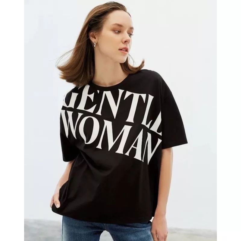 Kaos Gentle Woman Enzyme Street Premium Cotton Combed Bahan Adem Mudah Menyerap Keringat