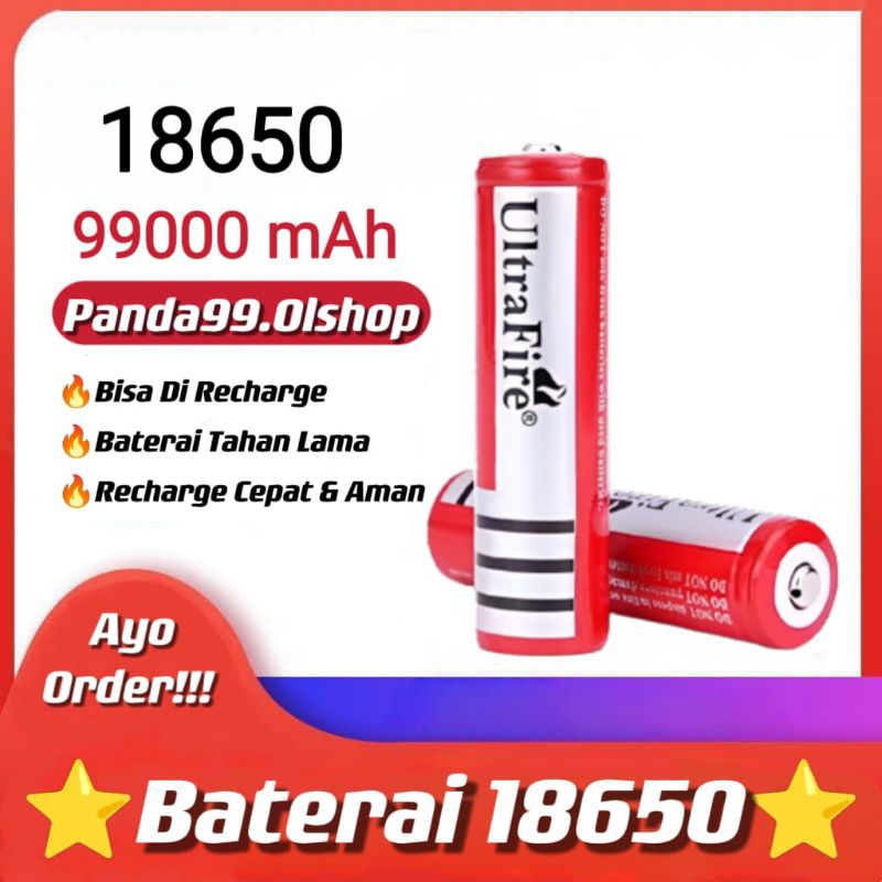 Baterai  / Batrai Charge/ Batre 18650⭐ Panda99 ⭐