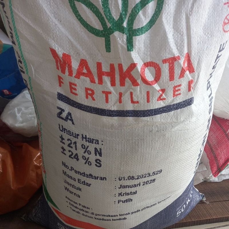 Pupuk ZA Mahkota repacking 1 kg