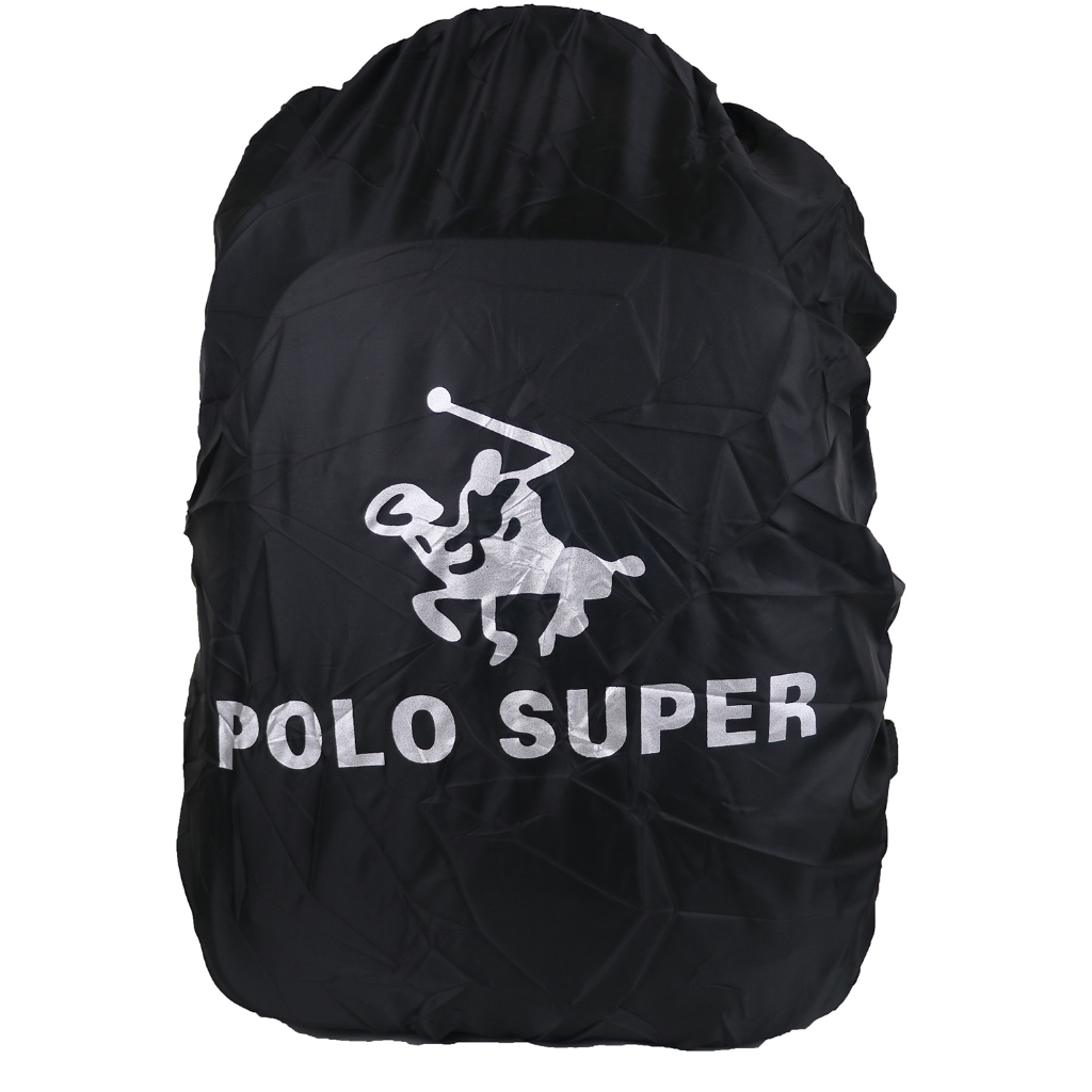 Polo Super - Tas Pria Ransel Laptop 16 inc Backpack Polo Original Import Tas Sekolah SMP-SMA Tas Kuliah Trendy Tas Kantoran Casual