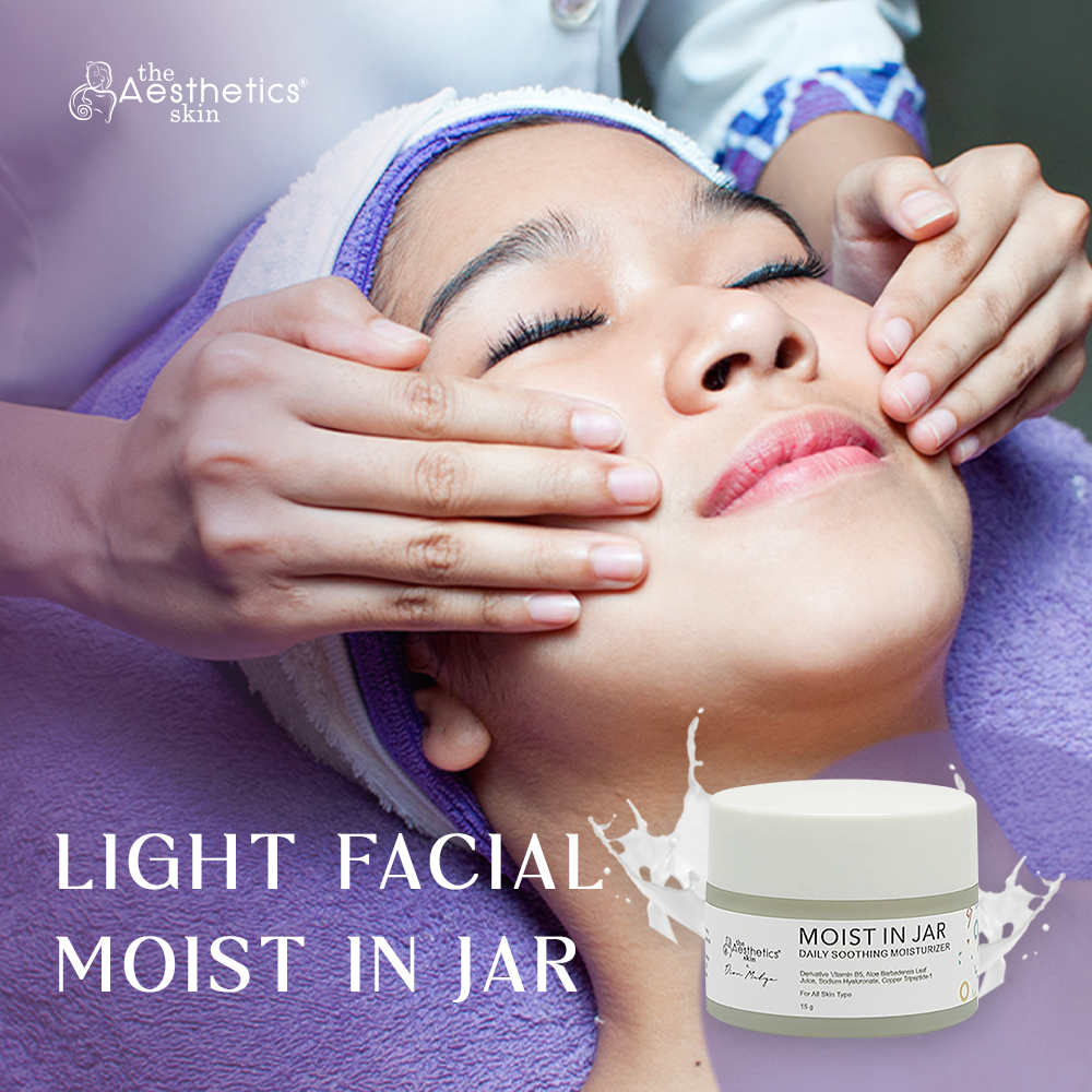 The Aesthetics Skin Moist in Jar + Treatment Light Facial