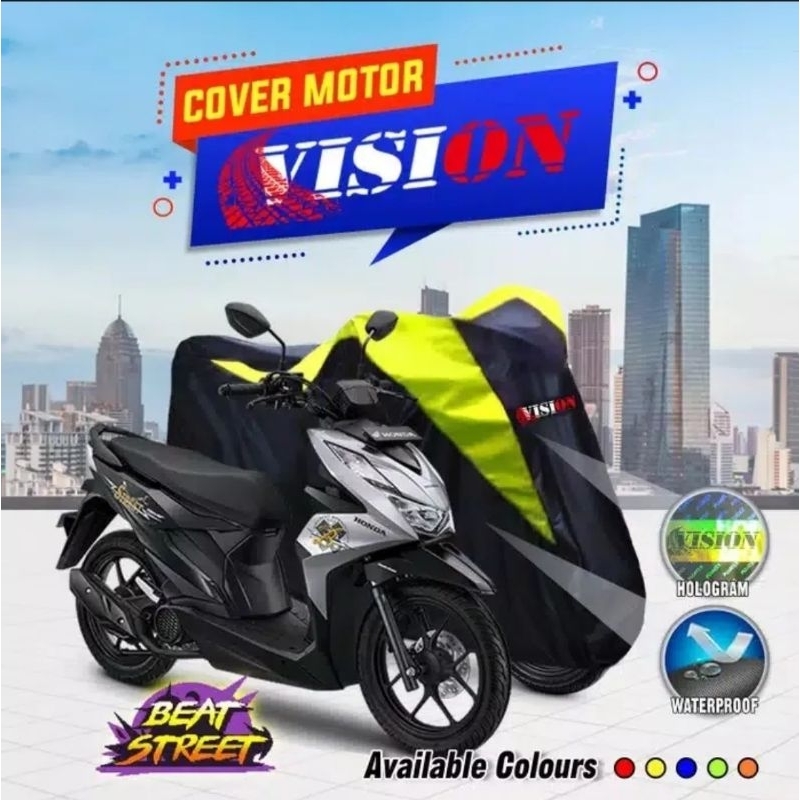 Sarung Motor Vision Nmax Aerox Vario Lexi PCX Beat Scoopy  Terbaru -  Cover Body Motor  Waterproof  Pelindung dari Debu Panas Hujan