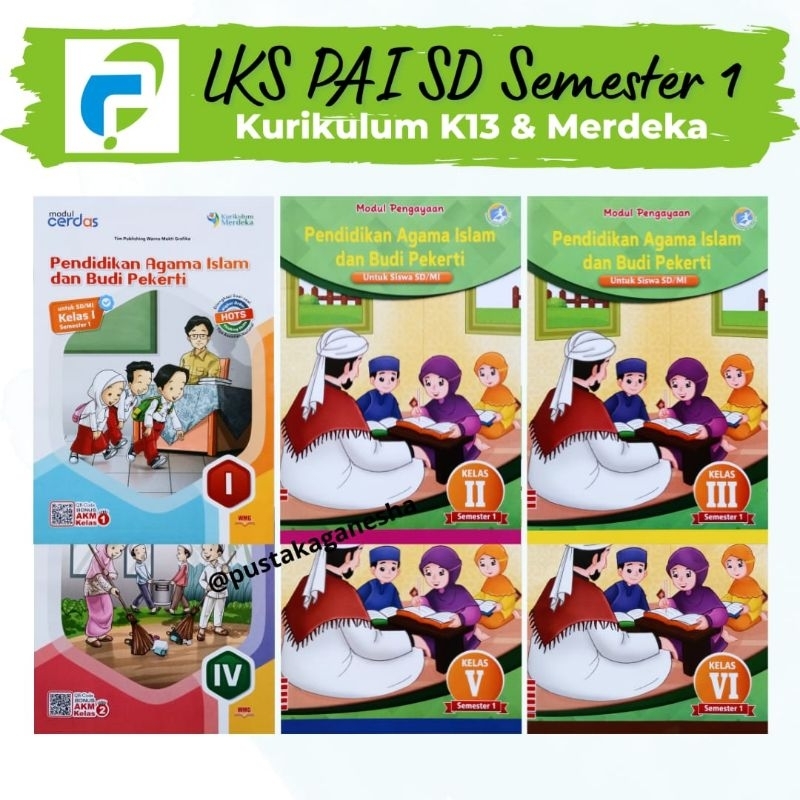 LKS PAI Pendidikan Agama Islam SD MI Semester 1 Kelas 1-2-3-4-5-6